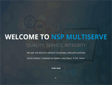 Tablet Screenshot of nspmultiserve.com